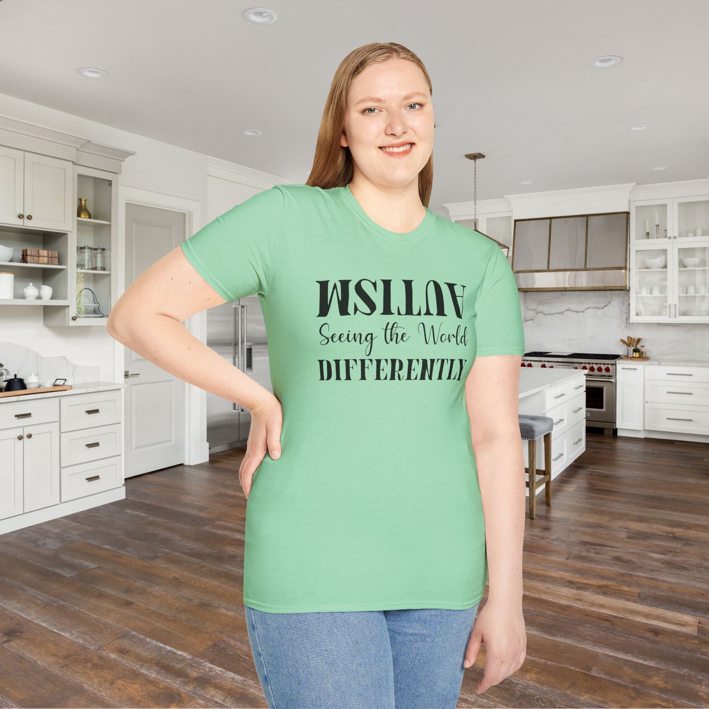 Autism Seeing The World Differently Adult T-shirt