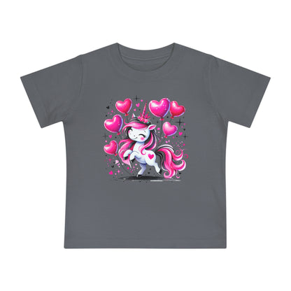 Pink & Black Unicorn Infant T-Shirt