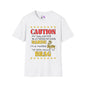 Caution My Daughter is a US Marine I've Been Known to Brag (Mom) Unisex Softstyle T-Shirt