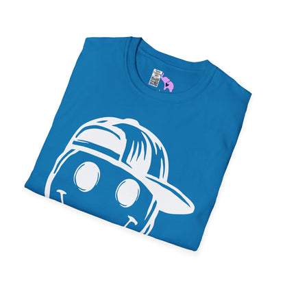 Melty Smiley Face w/Hat Adult T-shirt