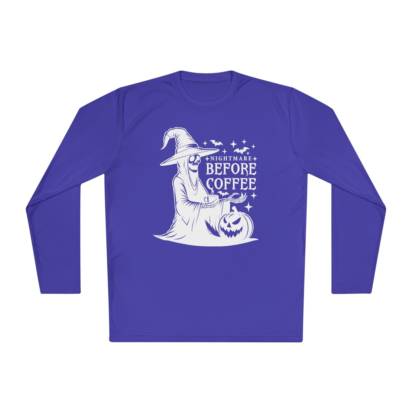 Nightmare Before Coffee Adult Long Sleeve Tee