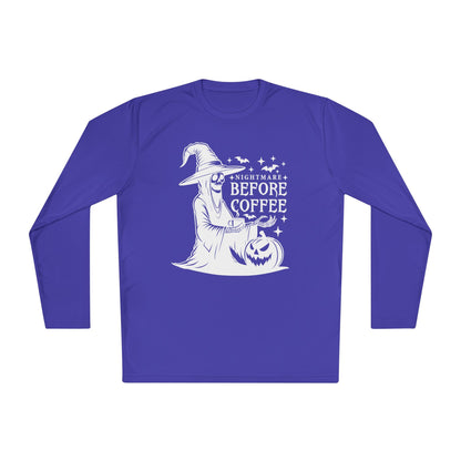 Nightmare Before Coffee Adult Long Sleeve Tee