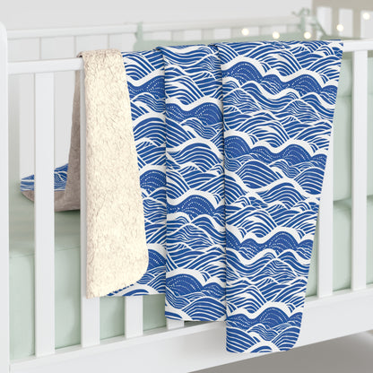 Ethereal Tides Fleece Blanket