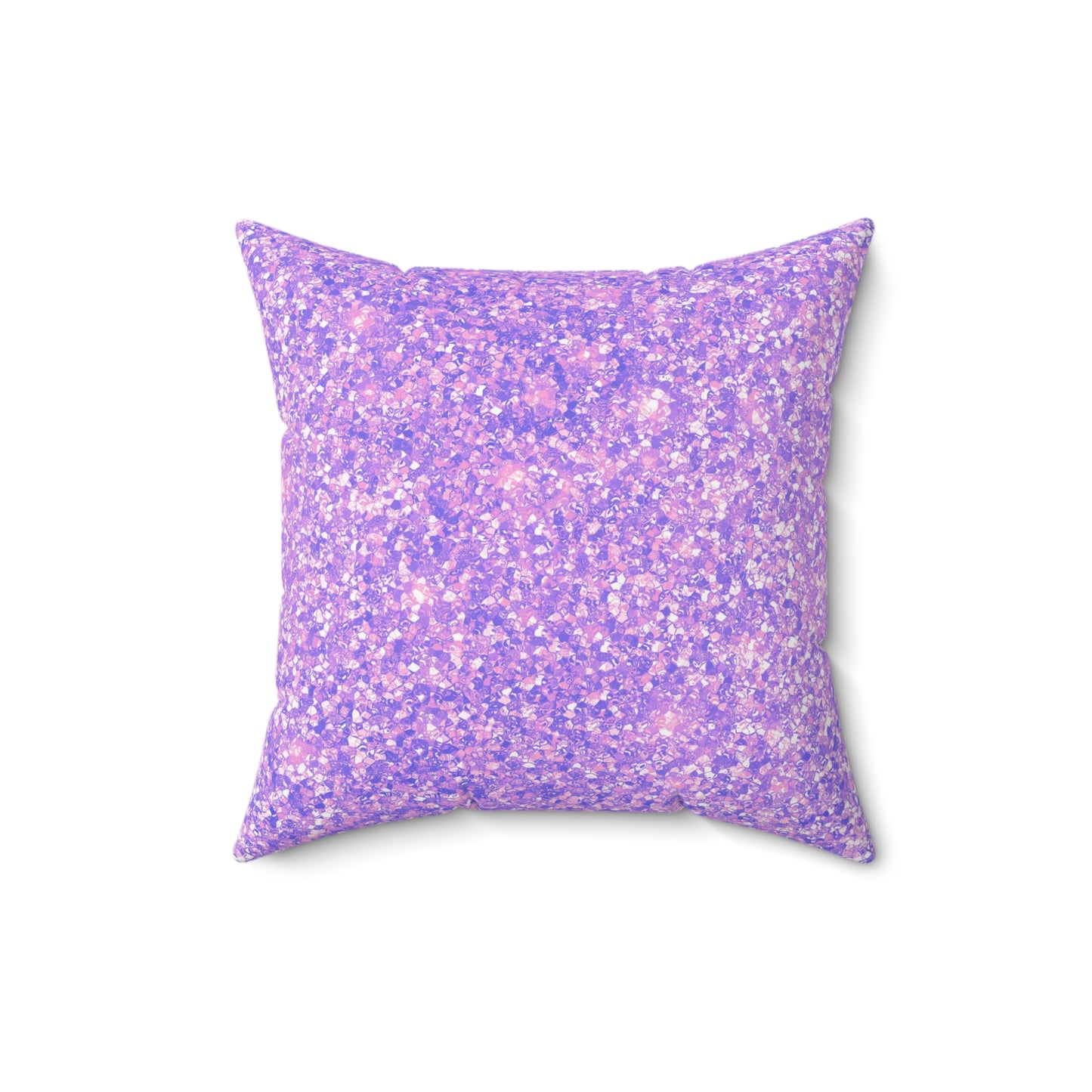 Lavender Crystal Throw Pillow