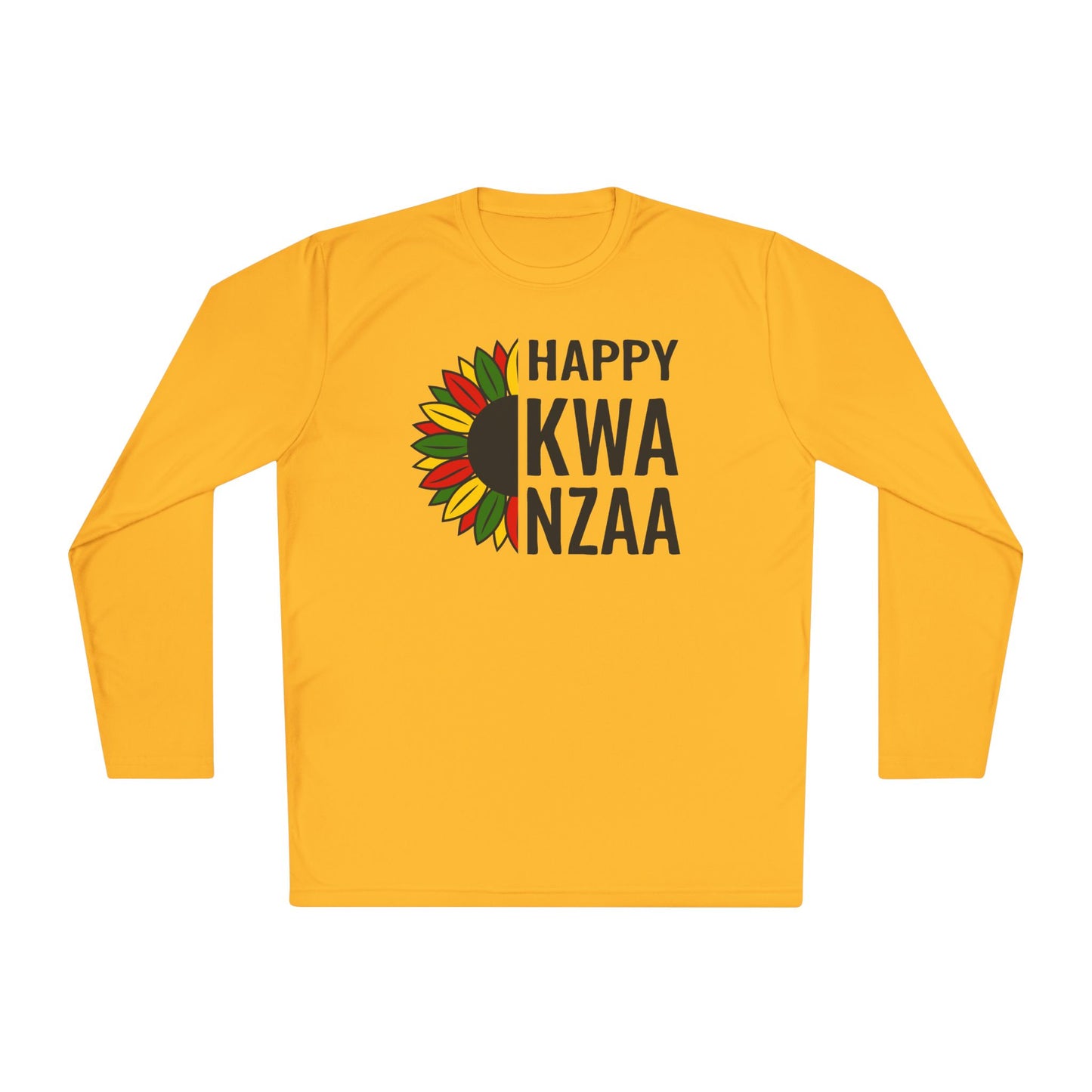 Happy Kwanzaa (Sunflower) Adult Long Sleeve Tee