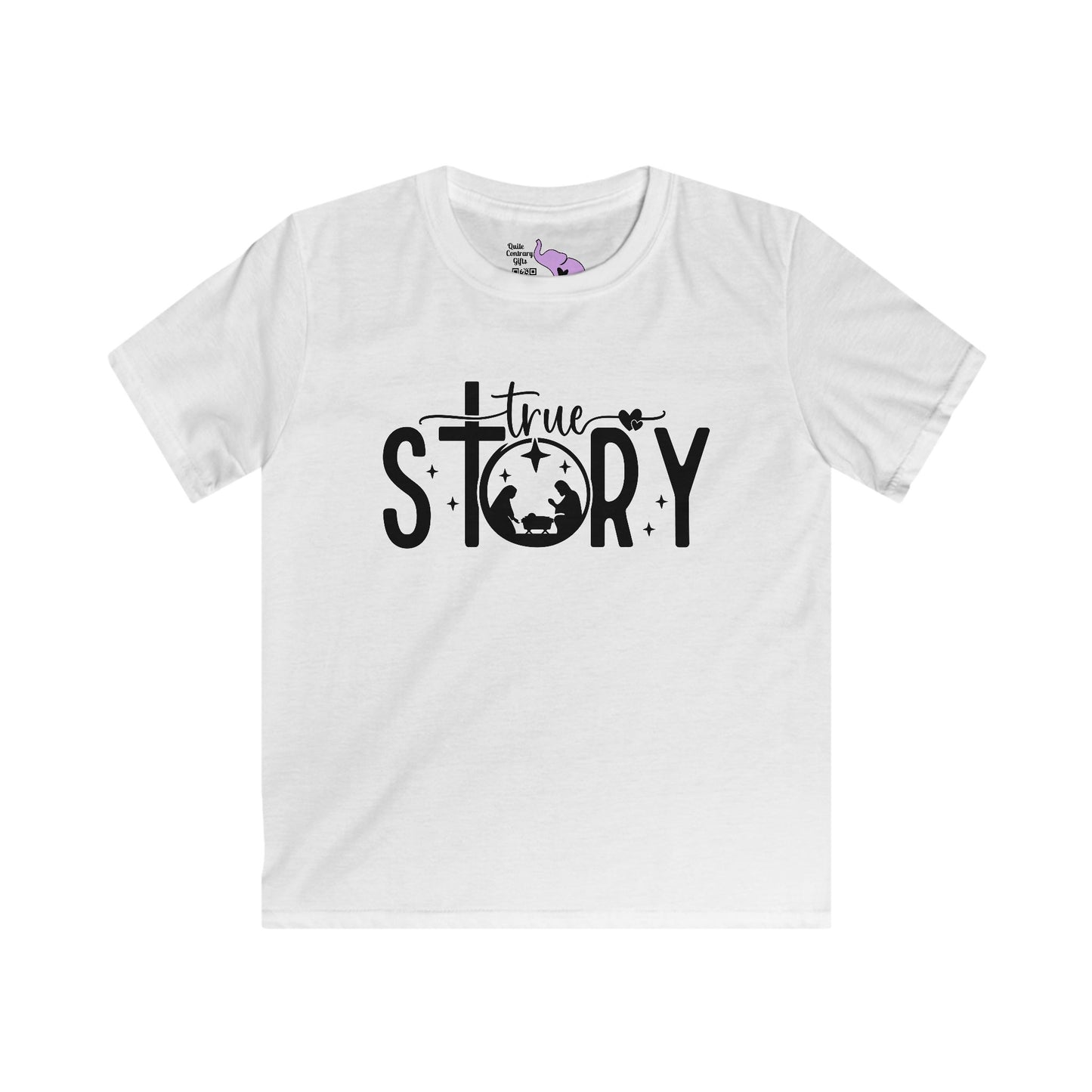 True Story (Nativity) Youth Softstyle Tee