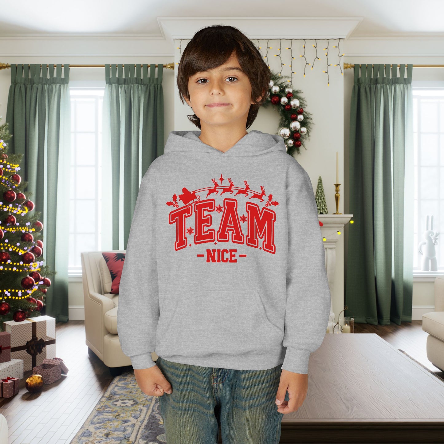 Team Nice Youth Heavy Blend Hoodie