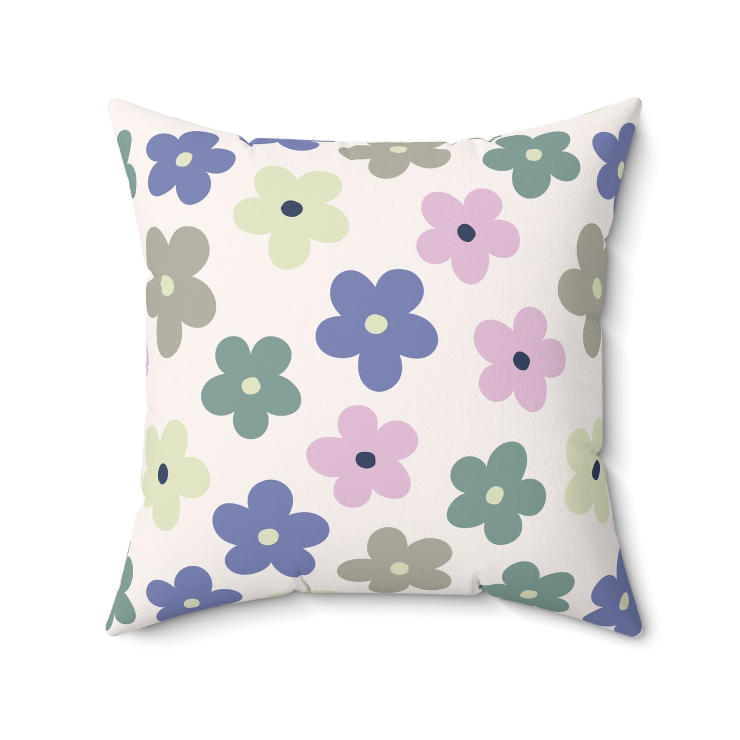 Earthbound Blooms Throw Pillow