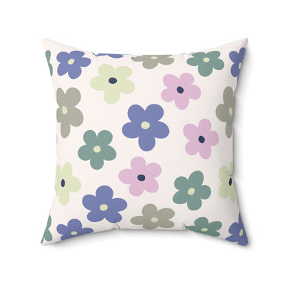 Earthbound Blooms Throw Pillow