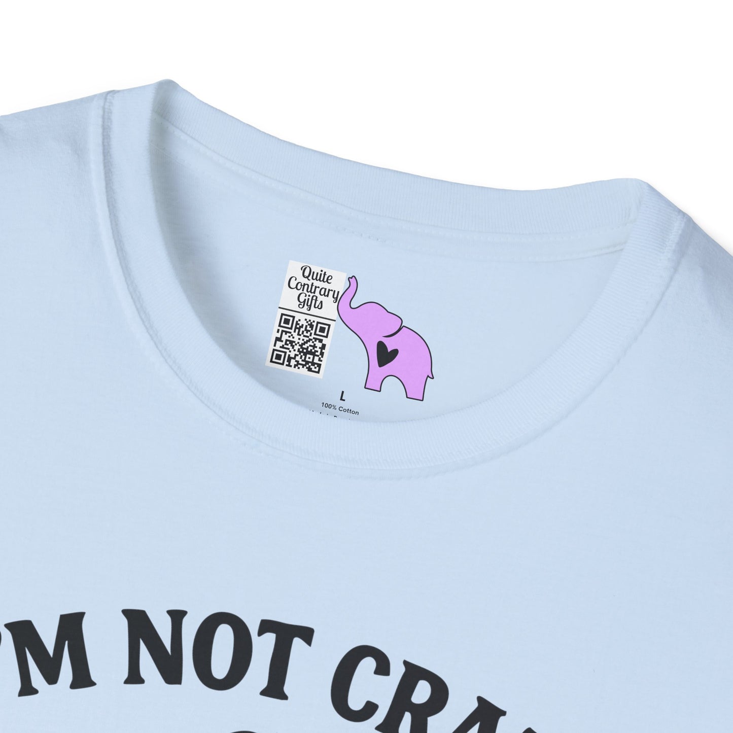 I'm Not Crazy I'm Spicy Adult T-shirt