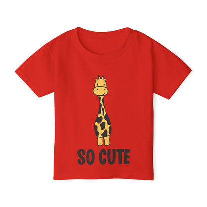 So Cute (Giraffe) Heavy Cotton™ Toddler T-shirt