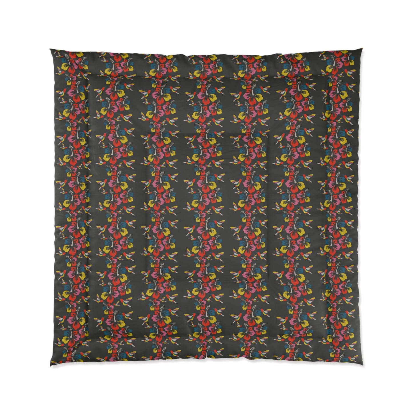 Hummingbirds & Hibiscus Flowers Comforter
