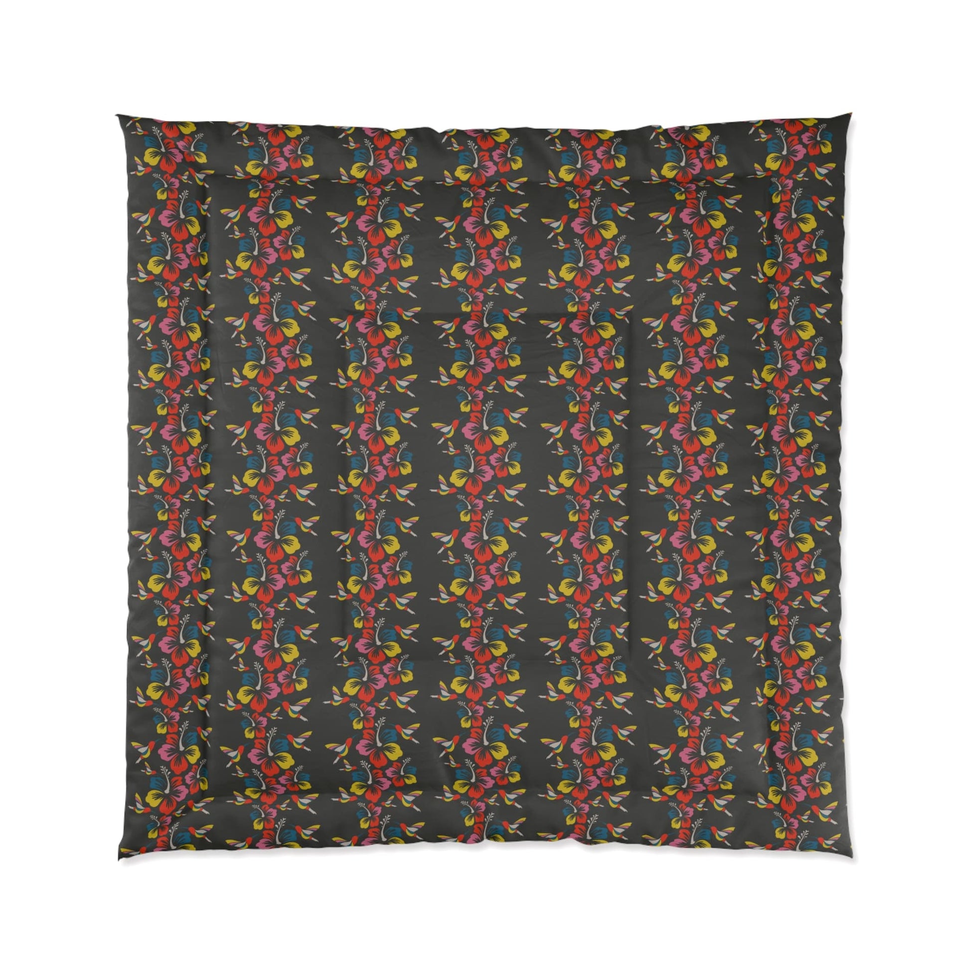 Hummingbirds & Hibiscus Flowers Comforter