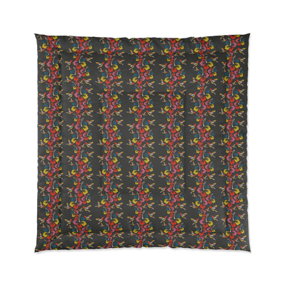 Hummingbirds & Hibiscus Flowers Comforter