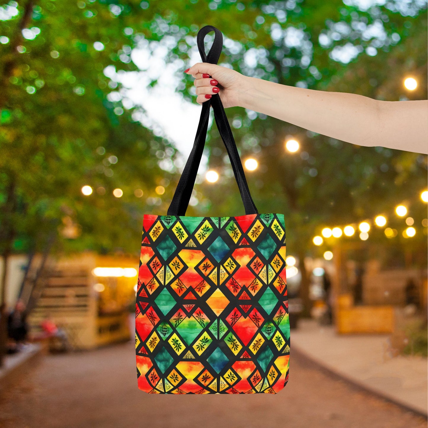 Freedom Flame Canvas Tote Bag