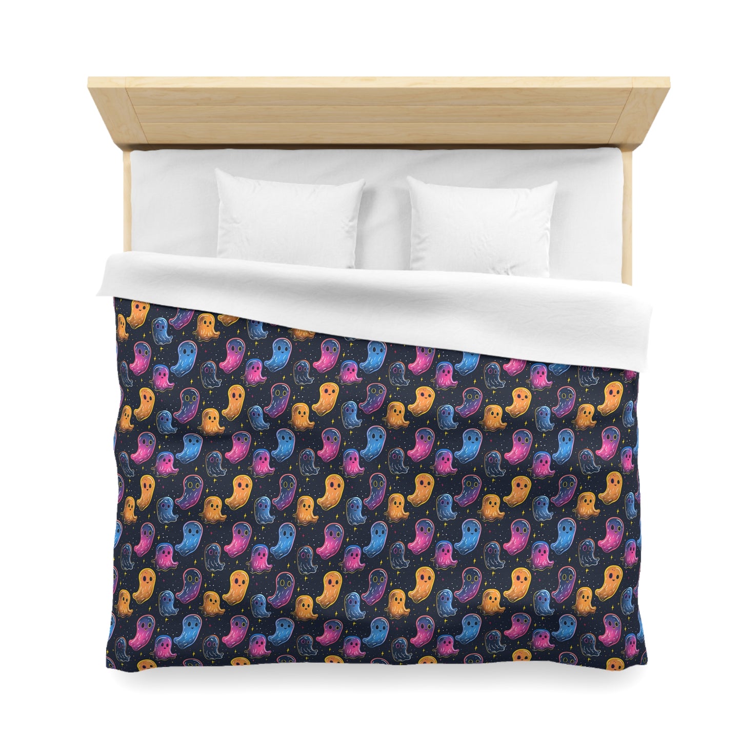 Neon Haunters Microfiber Duvet Cover