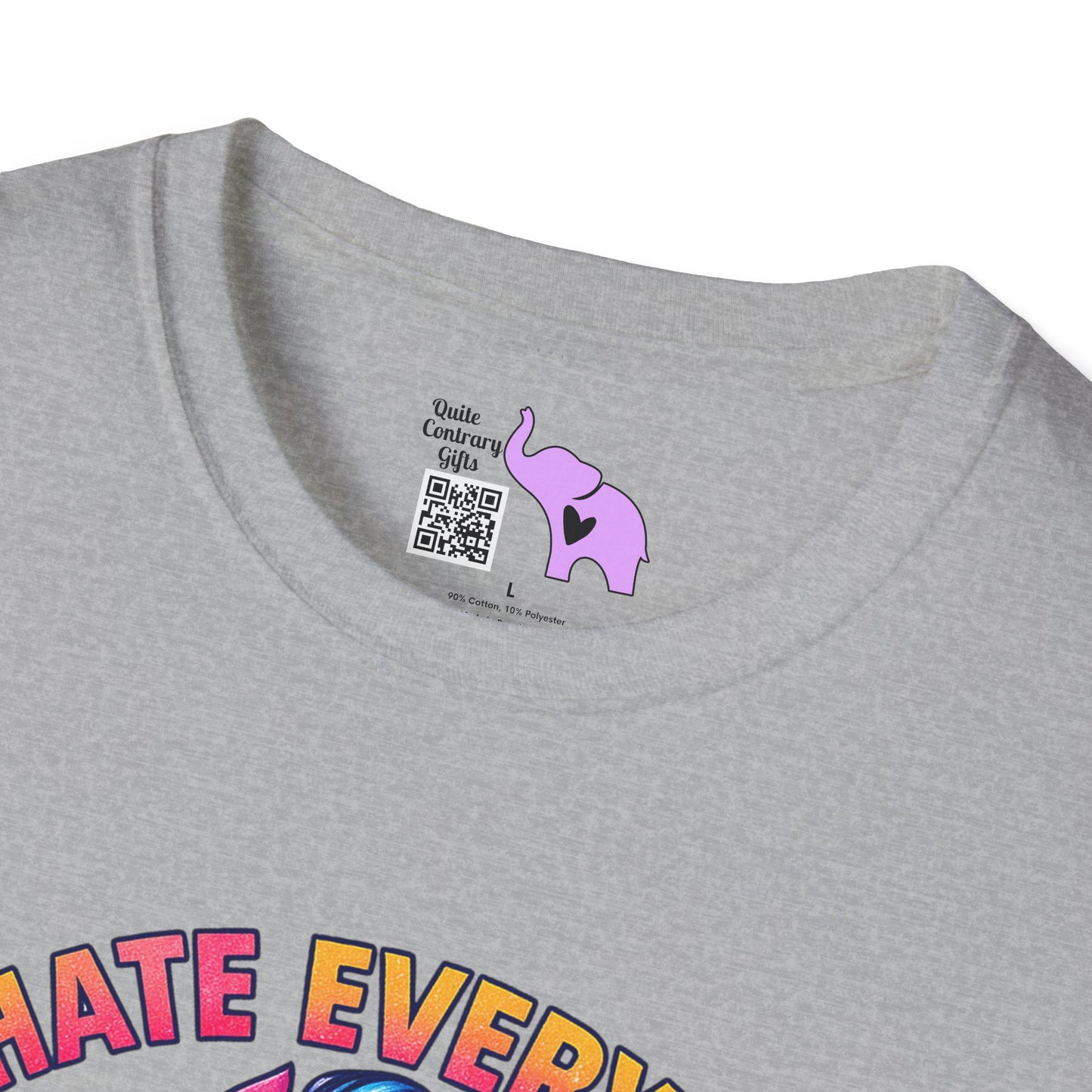 I Hate Everyone But Coffee Helps Adult T-shirt