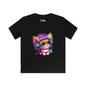 Cool Kitten w/Headphones Youth Softstyle Tee