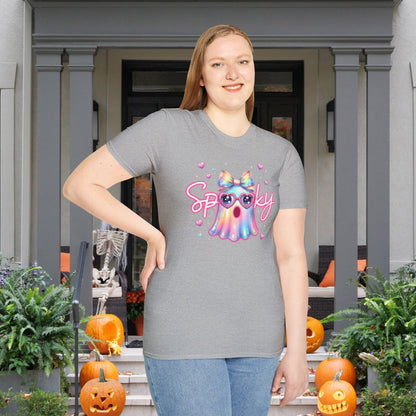 Spooky Pastel Ghost Adult T-shirt