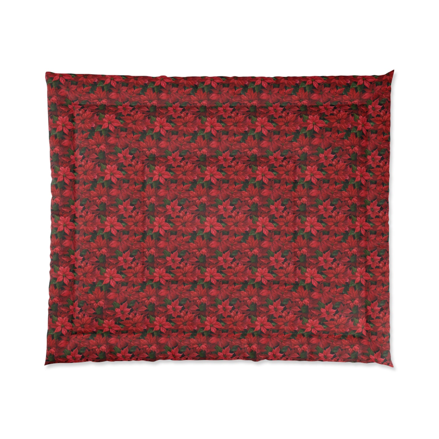 Crimson Noel Garden Comforter