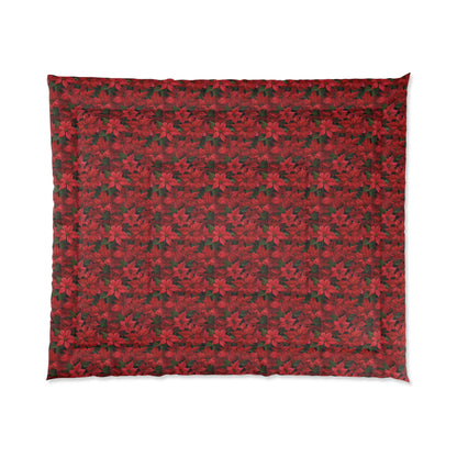 Crimson Noel Garden Comforter