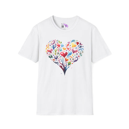 Hearts That Speak Adult T-shirt