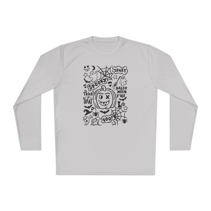 Spooky Scary Halloween Y'all Adult Long Sleeve Tee