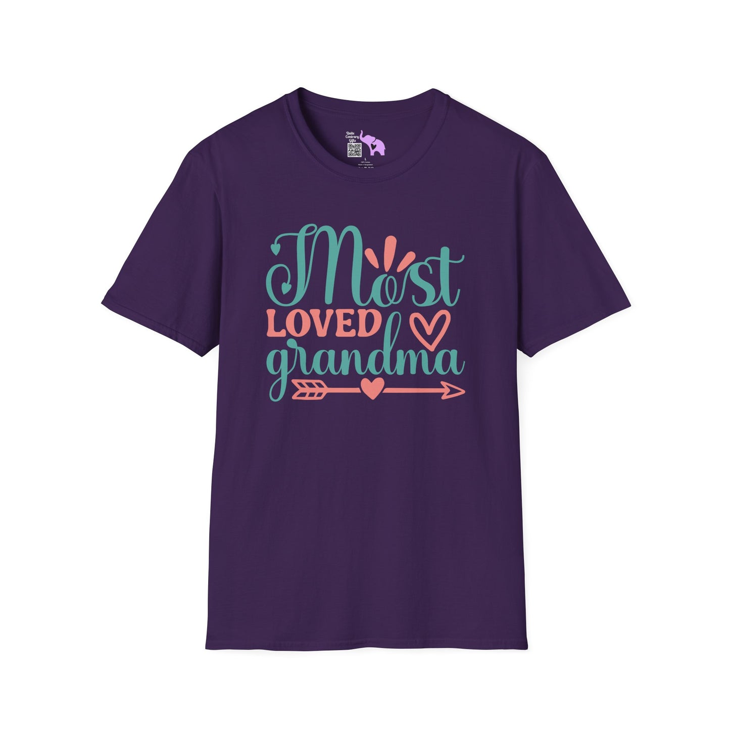 Most Loved Grandma Adult T-shirt