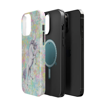 Pastel Pegasus MagSafe® Compatible Tough Case for iPhone