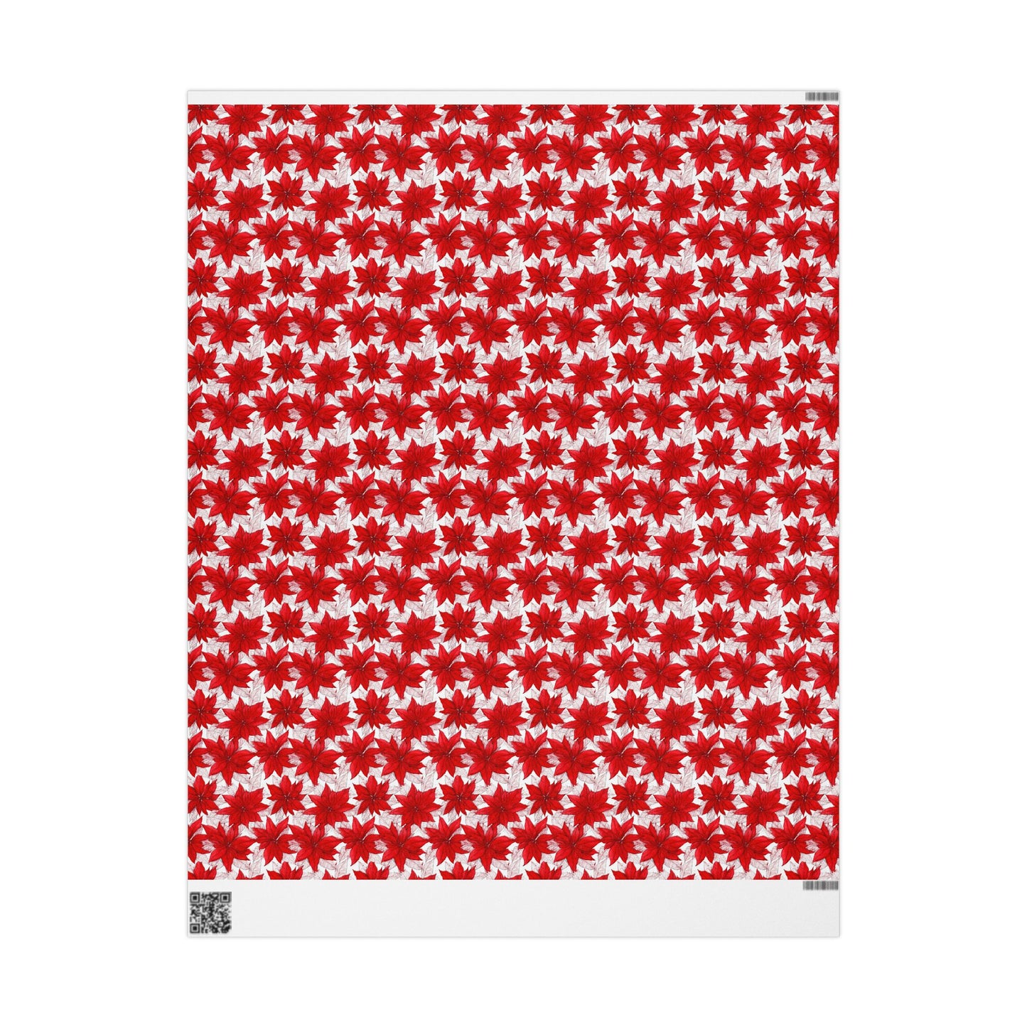 Christmas Blossom Sketch Wrapping Paper