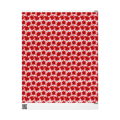 Christmas Blossom Sketch Wrapping Paper