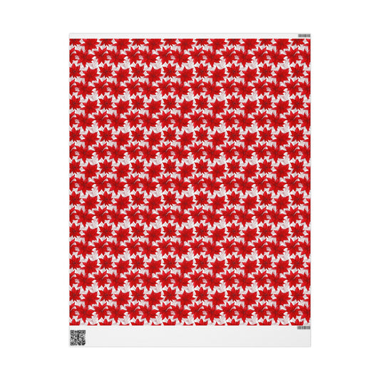 Christmas Blossom Sketch Wrapping Paper