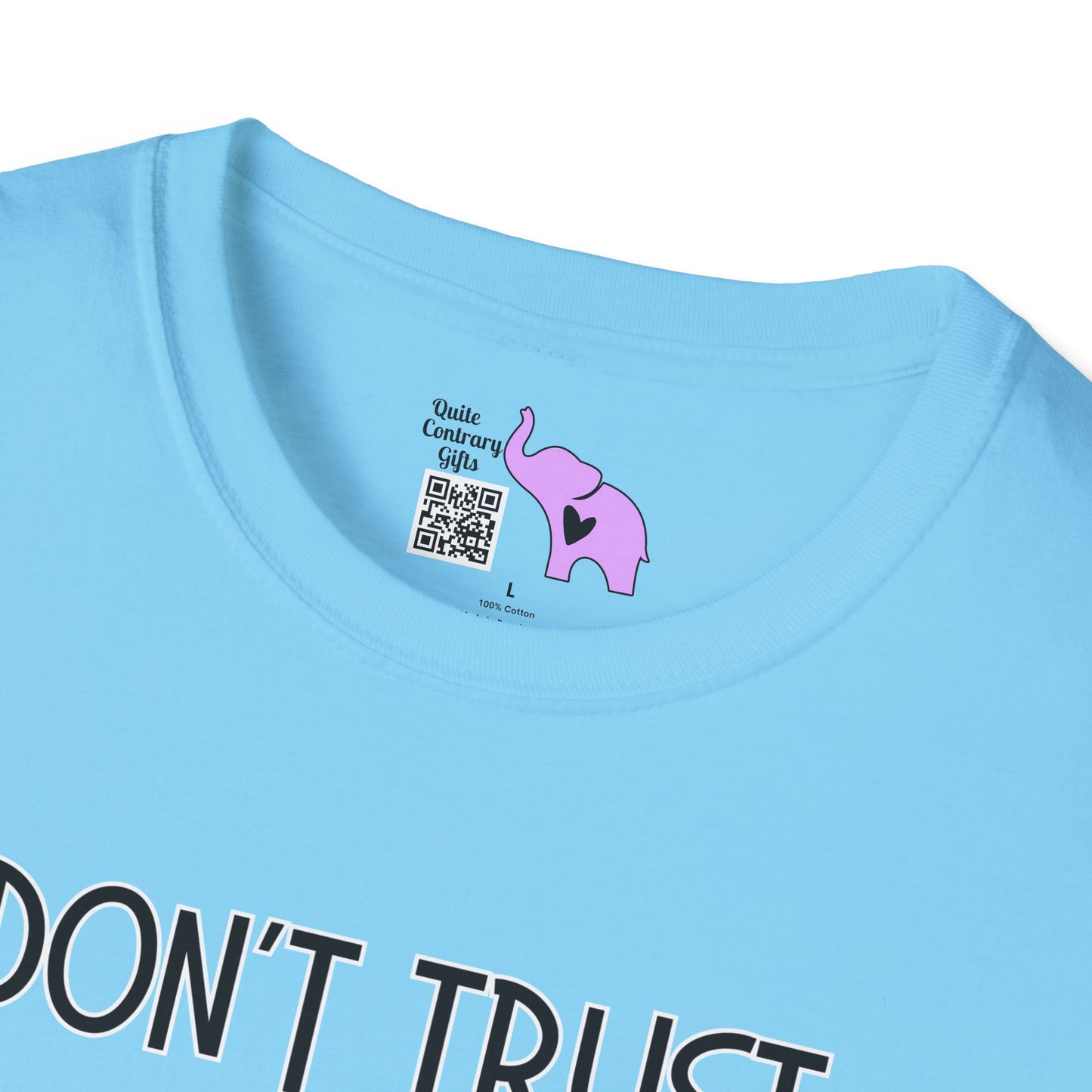I Don't Trust Words, I Trust Actions w/Sloth Adult T-shirt