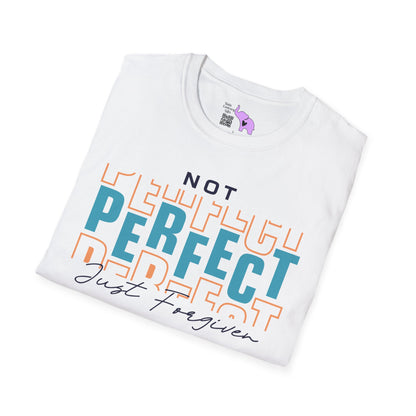 Not Perfect Just Forgiven Adult T-shirt