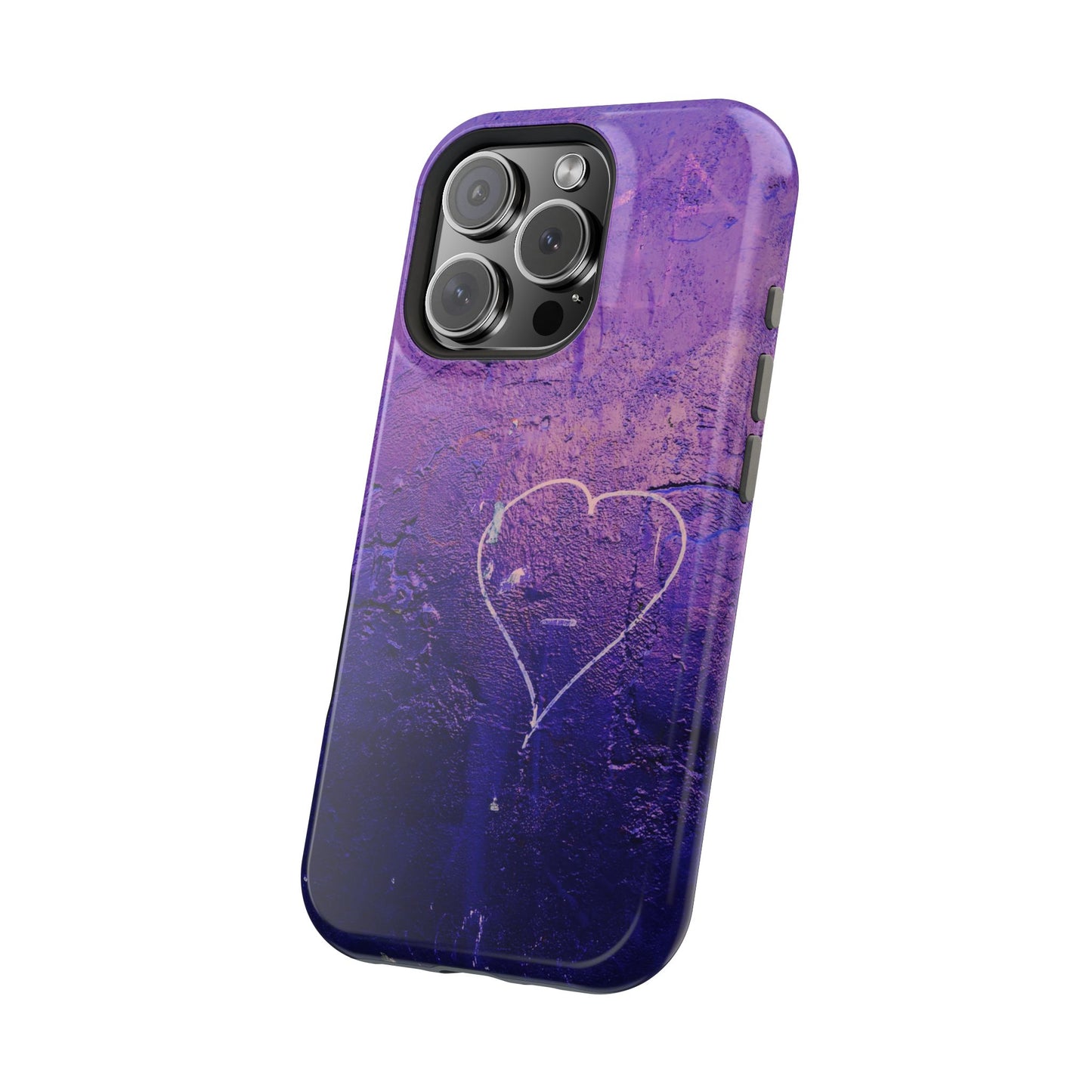 Purple Heart Wall MagSafe® Compatible Tough Case for iPhone