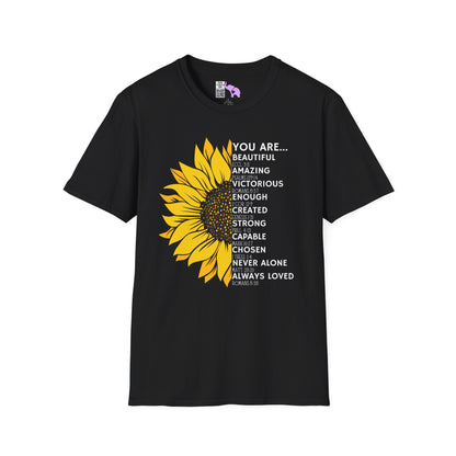 You Are... (Sunflower) Adult T-shirt
