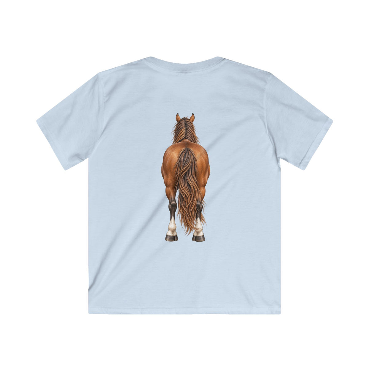 ""Front to Back Horse Lover Youth Softstyle Tee
