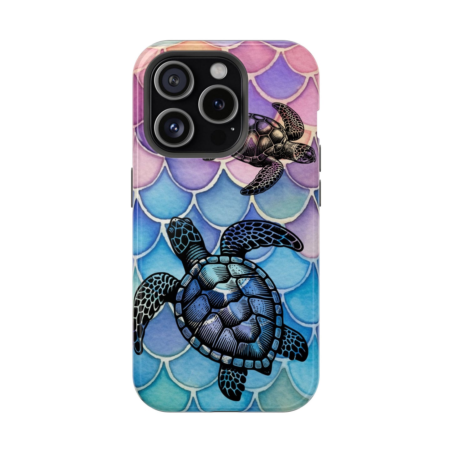 Sea Turtle Silhouette MagSafe® Compatible Tough Case for iPhone