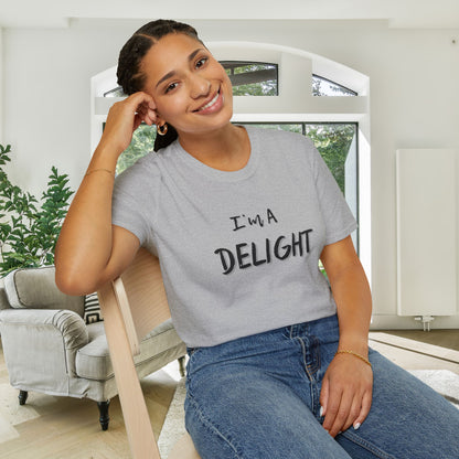 I'm A Delight Adult T-shirt