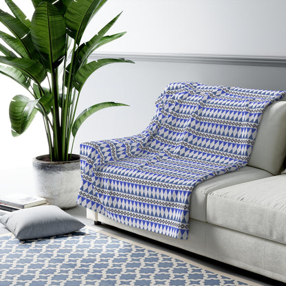 Sapphire Cairn Stripes Basic Bedding Set