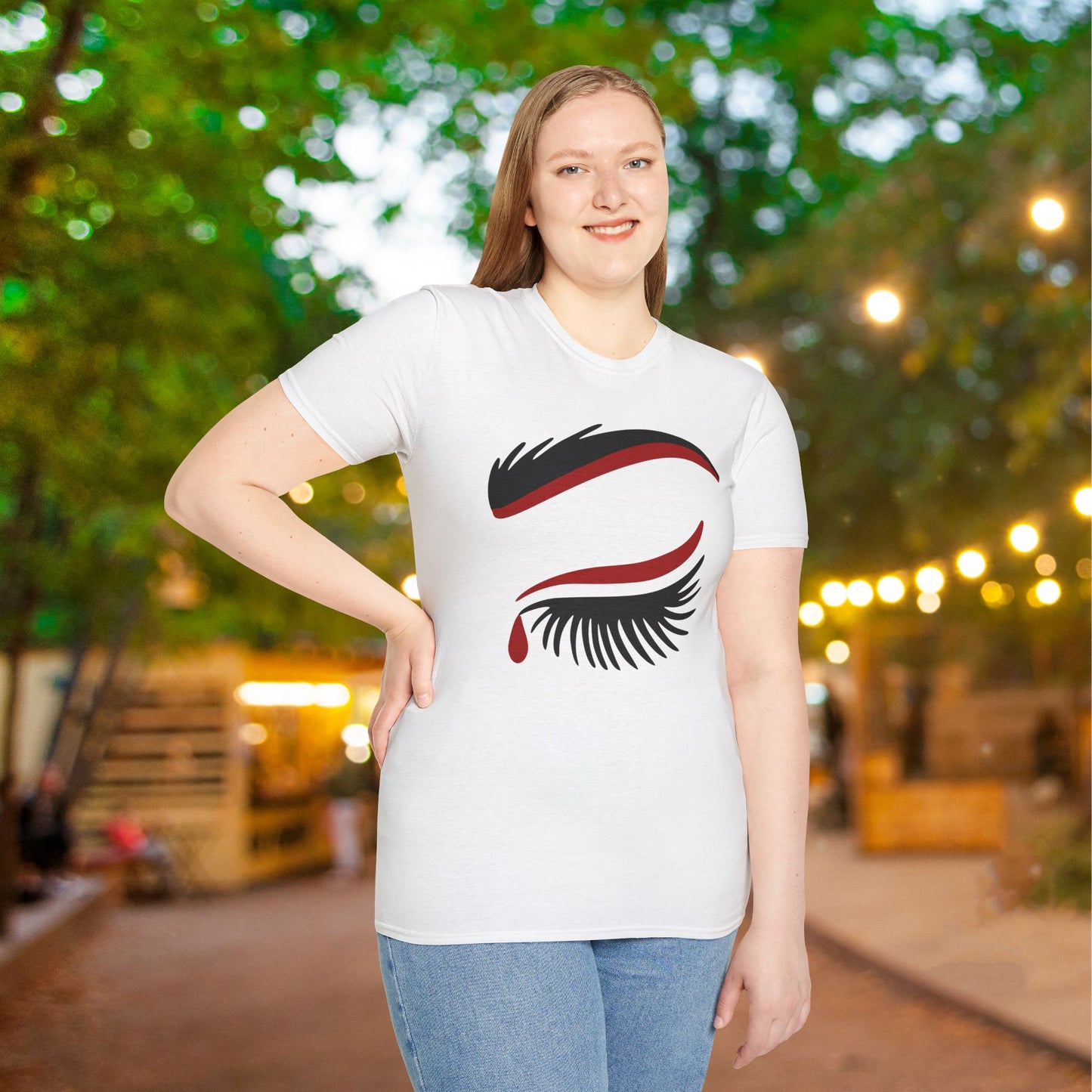 Bleeding Eye Adult T-shirt