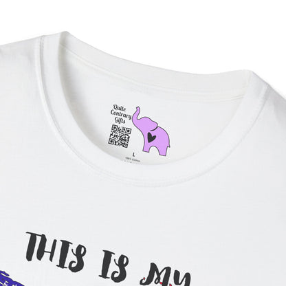 This is My Pride Flag American Flag Adult T-shirt