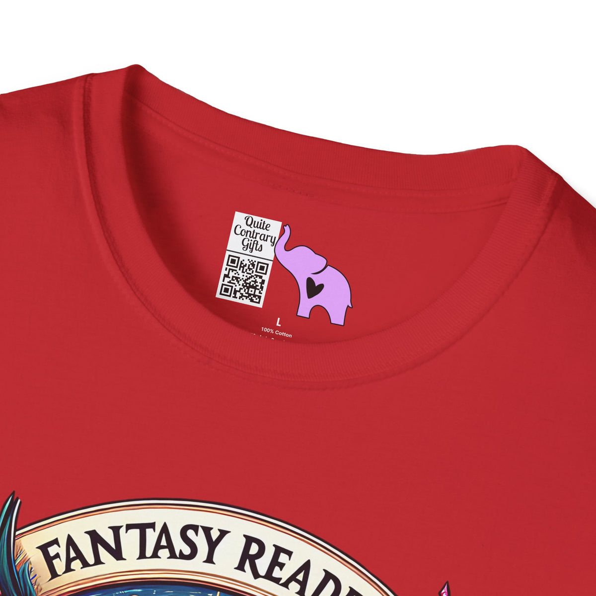 Fantasy Readers Book Club (Dragons) Adult T-shirt
