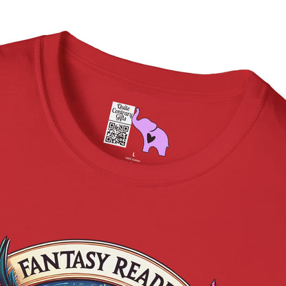 Fantasy Readers Book Club (Dragons) Adult T-shirt