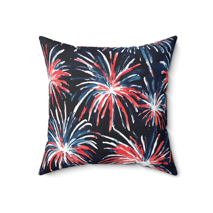 Rocket's Red Glare Throw Pillow