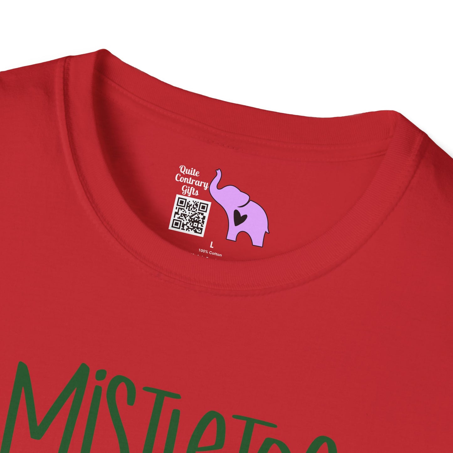 Mistletoe Kisses Christmas Wishes Adult T-shirt