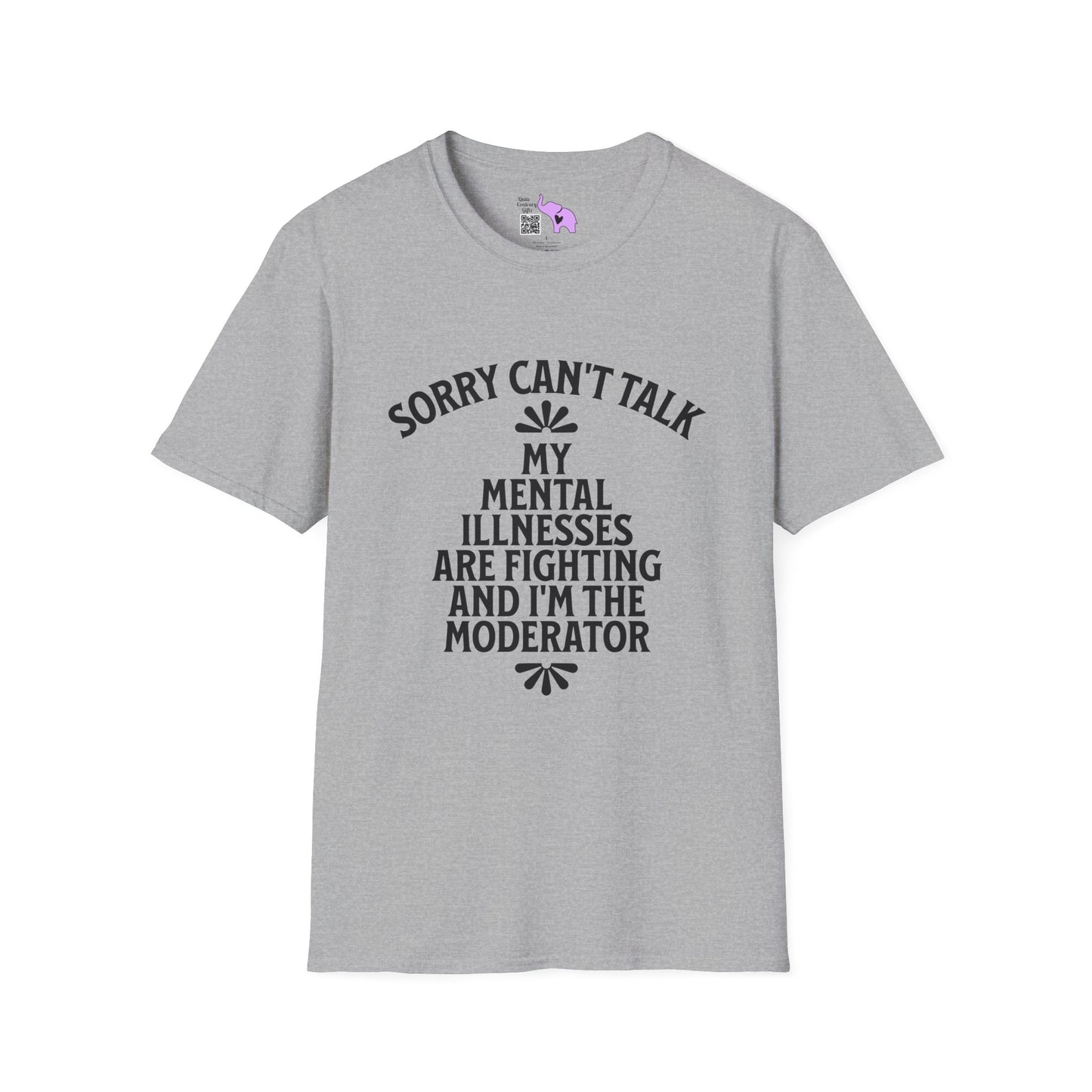 Sorry Can't Talk... Adult T-shirt