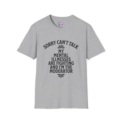 Sorry Can't Talk... Adult T-shirt