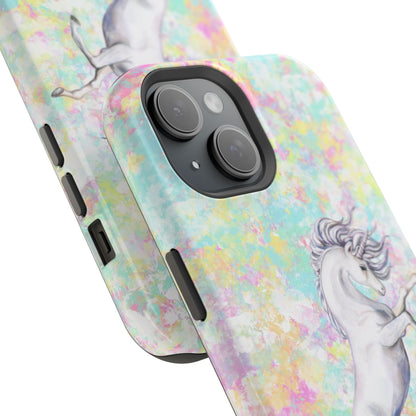 Pastel Pegasus MagSafe® Compatible Tough Case for iPhone