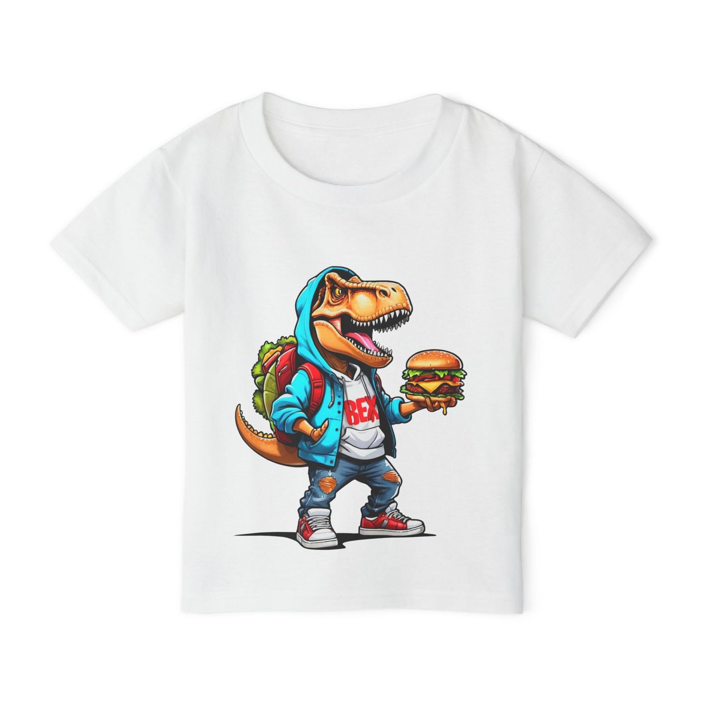 Dinosaur Hamburger Heavy Cotton™ Toddler T-shirt